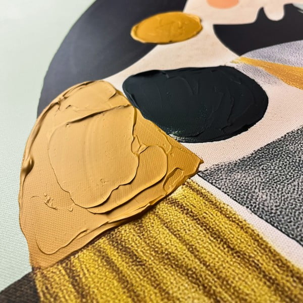 Paveikslas su rankomis dažytais elementais 70x100 cm Penelope – Styler-image-2