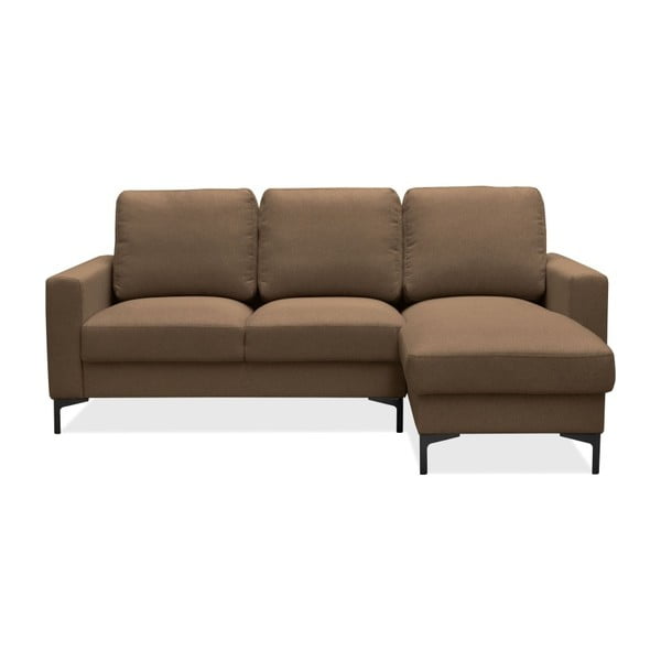 Šviesiai ruda kampinė sofa "Cosmopolitan" dizainas Atlanta, dešinysis kampas