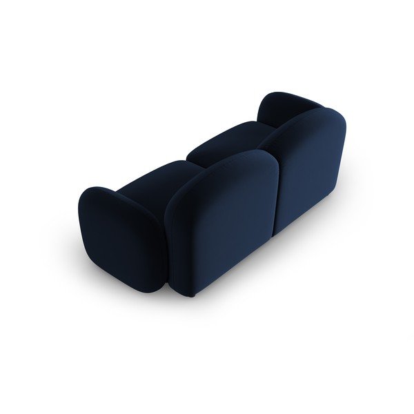 Sofa mėlynos spalvos iš velveto 194 cm Blair – Micadoni Home-image-4