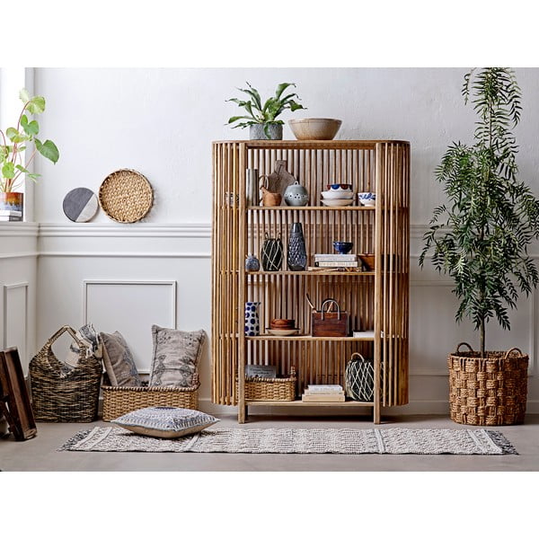 Mango medžio knygų spinta 121x172 cm Sali - Bloomingville-image-1