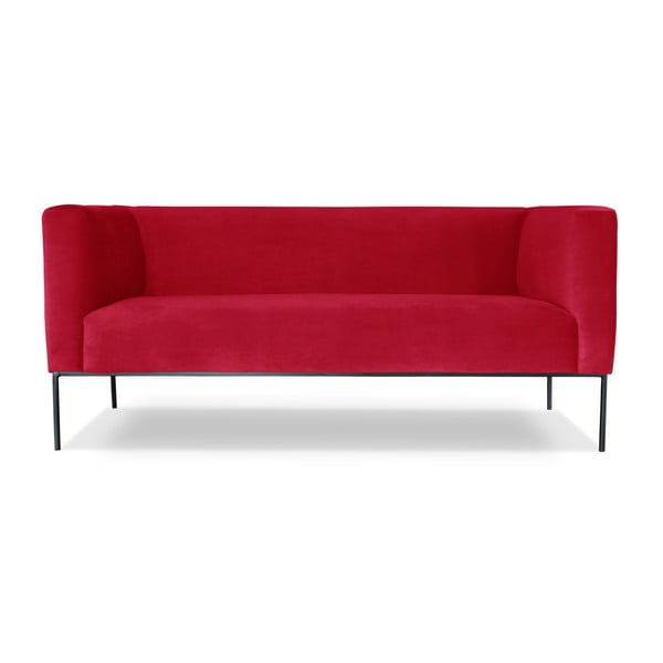 Raudona dvivietė sofa "Windsor & Co. Sofos Neptūnas