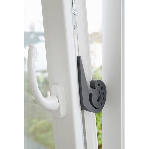 Tamsiai pilka durų ir langų stotelė Wenko Multi-STOP®-image-1