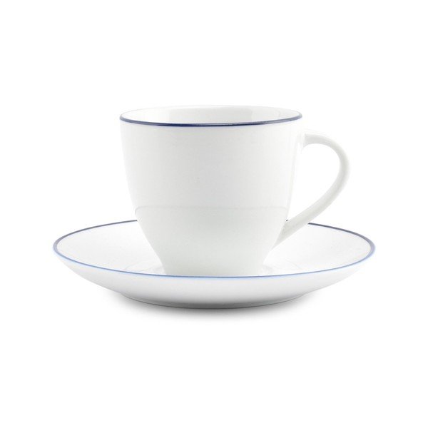 Baltos spalvos iš porceliano puodelis kapučino 200 ml Basic White – BonBistro-image-2