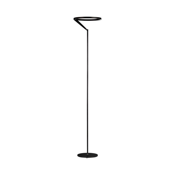 Matinės juodos spalvos iš aliuminio pastatomas šviestuvas LED su pritemdymo funkcija (aukštis 168 cm) Tilia – Nova Luce