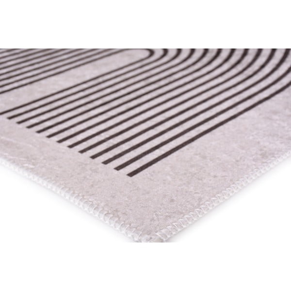 Skalbiamas kilimas kreminės spalvos 50x80 cm – Vitaus-image-2