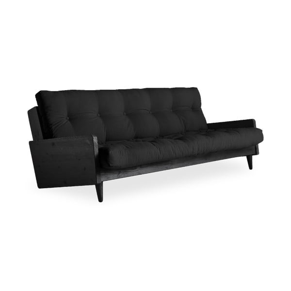 Kintama sofa "Karup" dizainas "Indie" juoda/tamsiai pilka-image-1