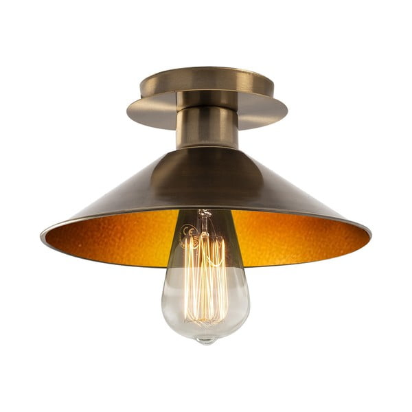 Bronzinės spalvos lubinis šviestuvas ø 24 cm su metaliniu gaubtu Berceste – Opviq lights-image-2