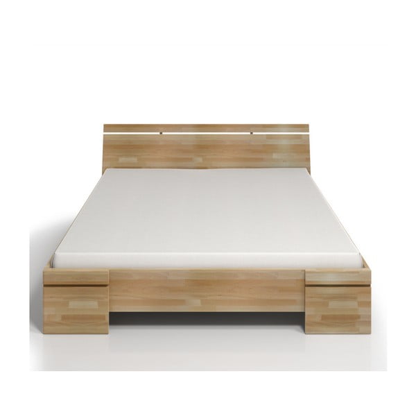 Dvigulė lova iš buko medienos SKANDICA Sparta Maxi, 200 x 200 cm