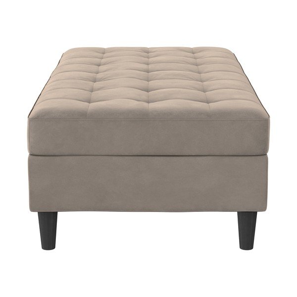 Iš velveto taburetė pilkos spalvos Presley – Støraa-image-3