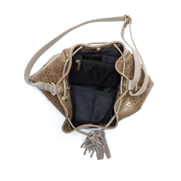 Pilkai ruda odinė rankinė "Isabella Rhea Paolina-image-3