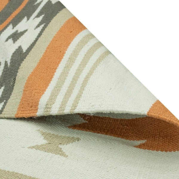 Dvipusis lauko kilimas iš perdirbto plastiko Green Decore Aztec, 120 x 180 cm-image-3