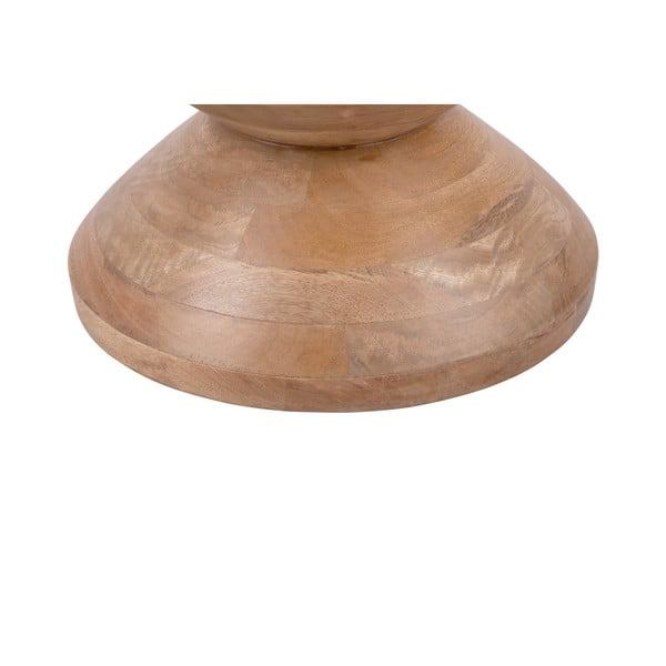 Iš mango masyvo apvalios formos šoninis stalas ø 35 cm  Totem  – Leitmotiv-image-3