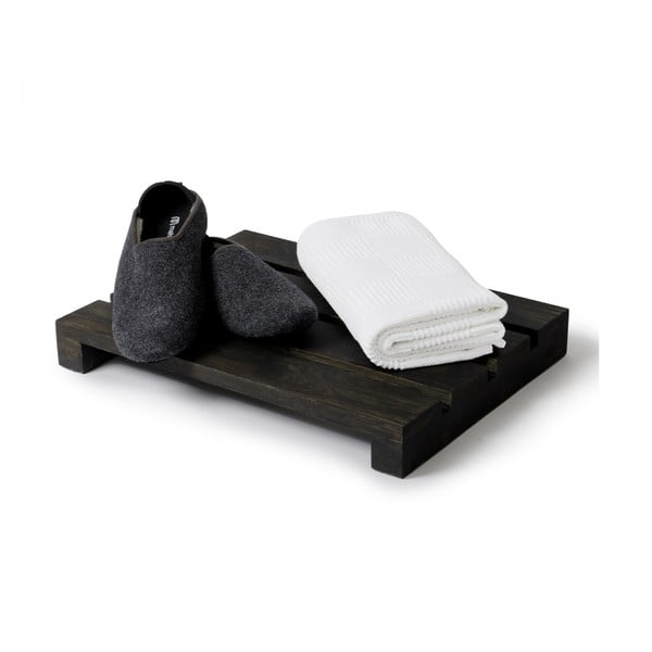 Ąžuolinis tamsus vonios kambario kilimėlis Wireworks Duckboard-image-1