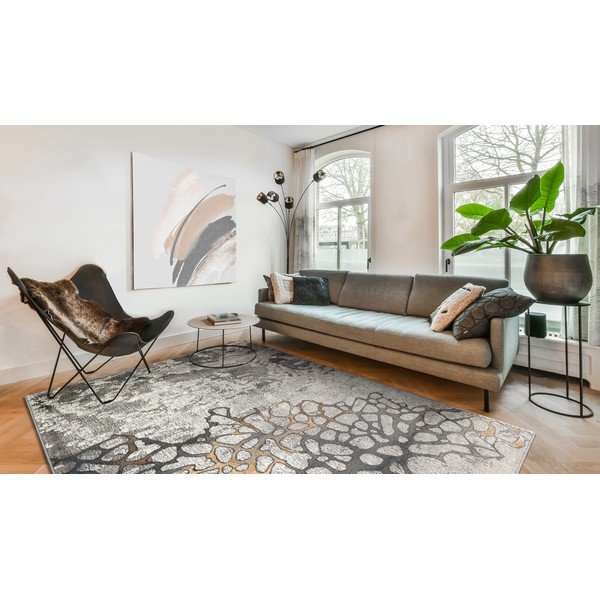 Pilkos spalvos/taupe spalvos kilimas 200x280 cm Folgen – FD-image-2
