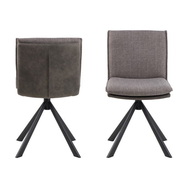 Valgomojo kėdė pilkos spalvos Flynn – Actona-image-3