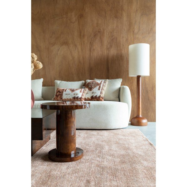 Apvalios formos šoninis stalas iš riešutmedžio ø 46 cm Quinn – Dutchbone-image-3