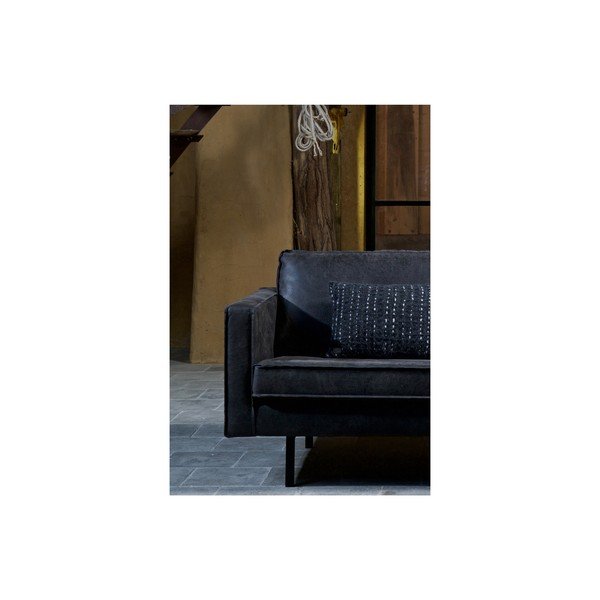 Pilkos spalvos iš dirbtinės odos kampinė sofa (su dešiniuoju kampu/su gultu) Rodeo – WOOOD-image-3