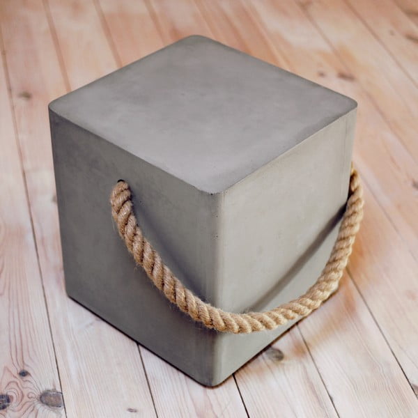 Betoninė taburetė ant ratukų Lyon Béton Edge-image-1