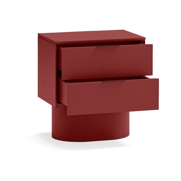 Raudonos spalvos naktinis staliukas Totem – Teulat-image-2