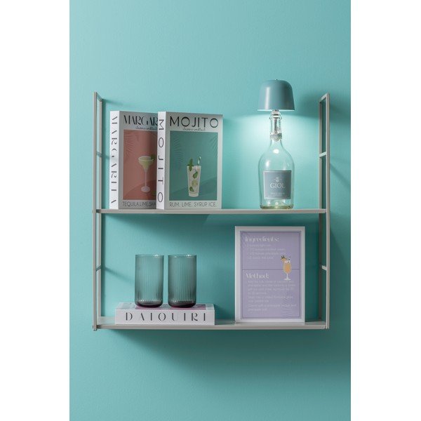 Dekoratyvinė baltos spalvos/žalios spalvos iš popieriaus daiktadėžė 18x4x25 cm Mojito – PT LIVING-image-3