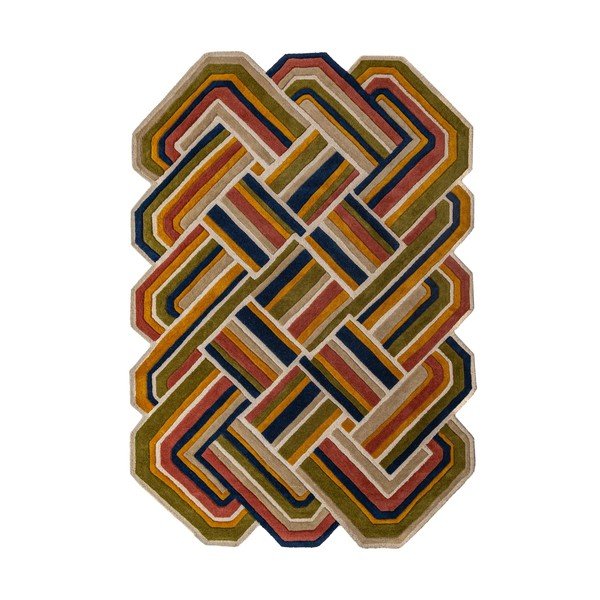 Rankų darbo iš vilnos kilimas 140x200 cm Lattice Shaped  – Flair Rugs