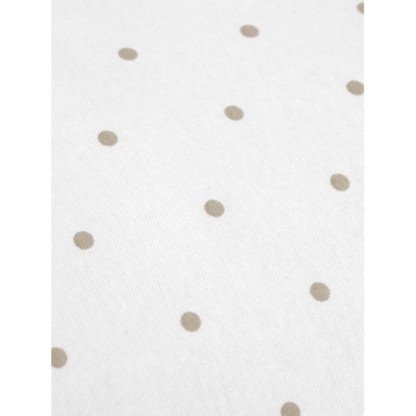 Baltai ruda flanelinė patalynė viengulei lovai Fovere Betty, 155 x 220 cm-image-1