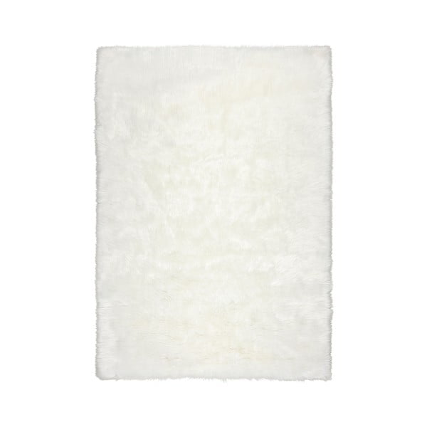 Baltas sintetinis kailis 290x180 cm - Flair Rugs