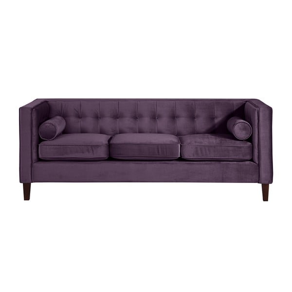 Violetinė sofa Max Winzer Jeronimo, 215 cm