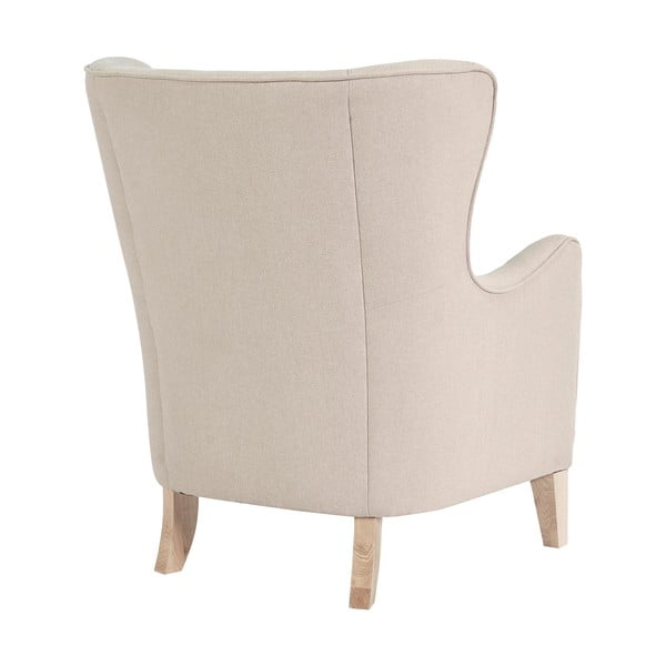 Krėslas kreminės spalvos su atlošu Campo – House Nordic-image-3