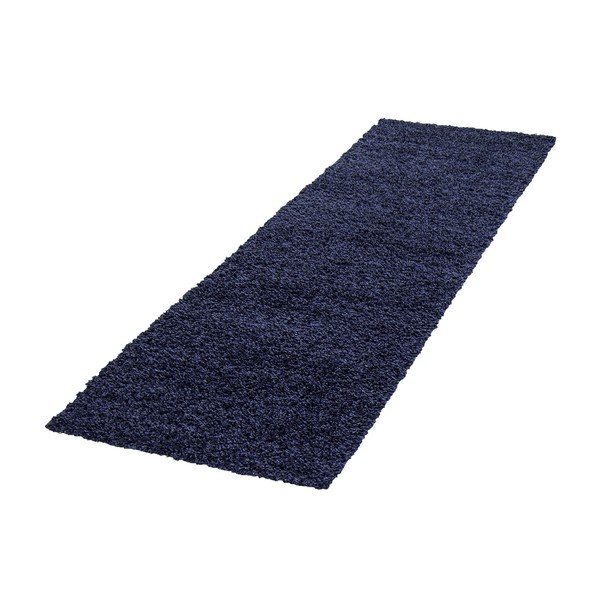 Tamsiai mėlynos spalvos kilimas 80x250 cm Life – Ayyildiz Carpets