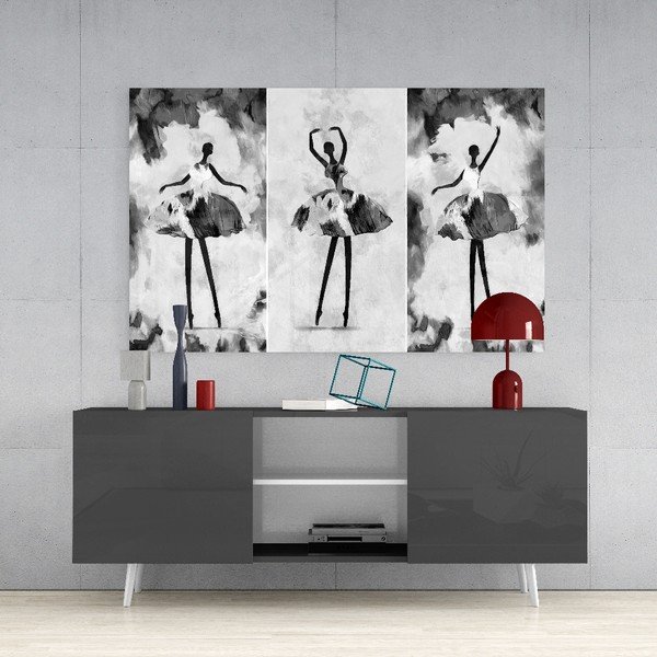 Paveikslas ant stiklo Insigne Three Dancers-image-1
