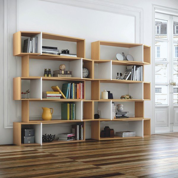 Ruda ir balta lentyna TemaHome One, 120 x 35 cm-image-1