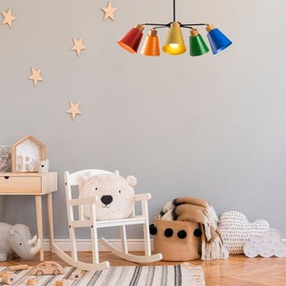 Kabantis šviestuvas ø 58 cm su metaliniu gaubtu Manavgat – Opviq lights