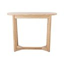 Natūralios spalvos iš kaučiukmedžio masyvo konsolinis staliukas 35x100 cm Serrone – Bloomingville