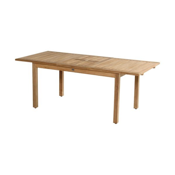 Iš tikmedžio masyvo sodo valgomojo stalas 90x150 cm Java – Hartman-image-3