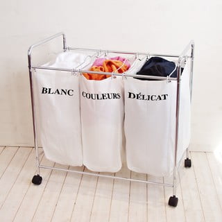 Skalbinių krepšys su skyriais Compactor Organized Washing