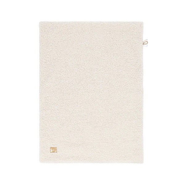Kreminės spalvos iš sherpa vilnos vaikiškas pledas 100x77 cm – Meowbaby