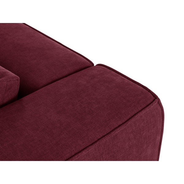 Kampinė sofa bordo spalvos (su dešiniuoju kampu/„U“ formos) Esther – Milo Casa-image-4