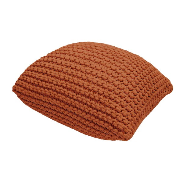 Raudonos spalvos pagalvėlė-pufas Bonami Essentials Knit