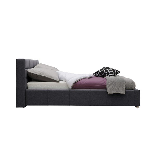 Pilka dvigulė lova Mazzini Beds Reve, 140 x 200 cm-image-1