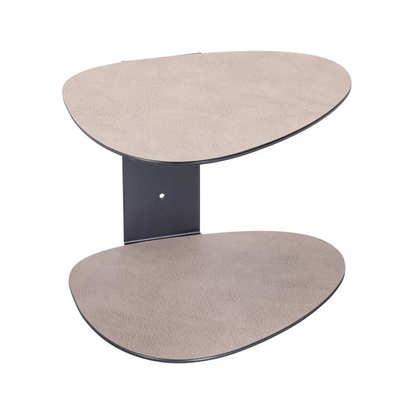 Pilkos spalvos iš plieno sieninė lentyna 29 cm Curve Bull – LIND DNA