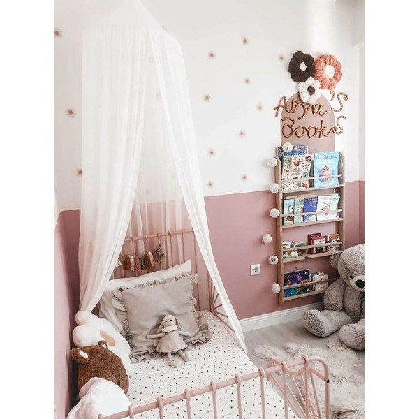 Baldakimas iš šifono baltos spalvos – Mila Home-image-1