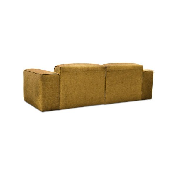 Geltonos spalvos trijų vietų sofa Cosmopolitan Design Phoenix-image-2