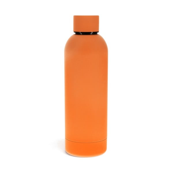 Oranžinės spalvos iš nerūdijančio plieno butelis Kelioninis buteliukas 500 ml – Rex London