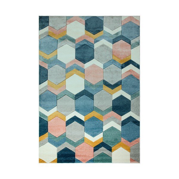Kilimas Asiatic Carpets Hexagon Multi, 200 x 290 cm