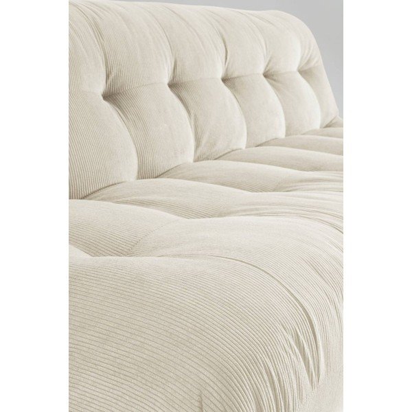 Kreminės spalvos sofa iš kordinio velveto 212 cm Kelso – Jotex-image-4