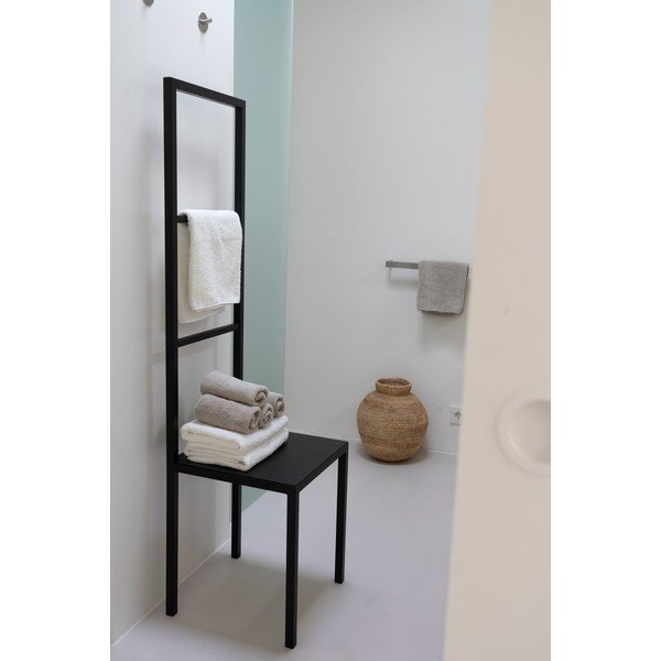 Juodos spalvos iš plieno rankšluosčių stovas Dressbuddy – Spinder Design-image-1