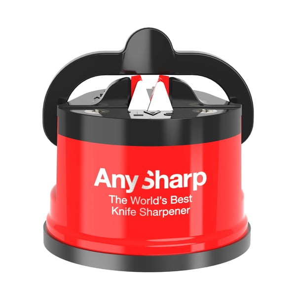 Dovanų kompanija AnySharp Raudonas šlifavimo diskas su siurbtuku