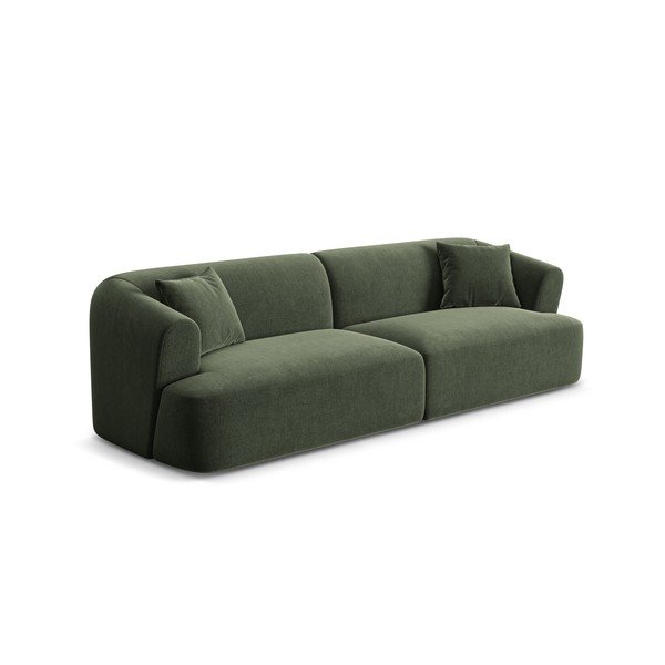 Žalios spalvos sofa iš velveto 255 cm Campi – Cosmopolitan Design-image-2