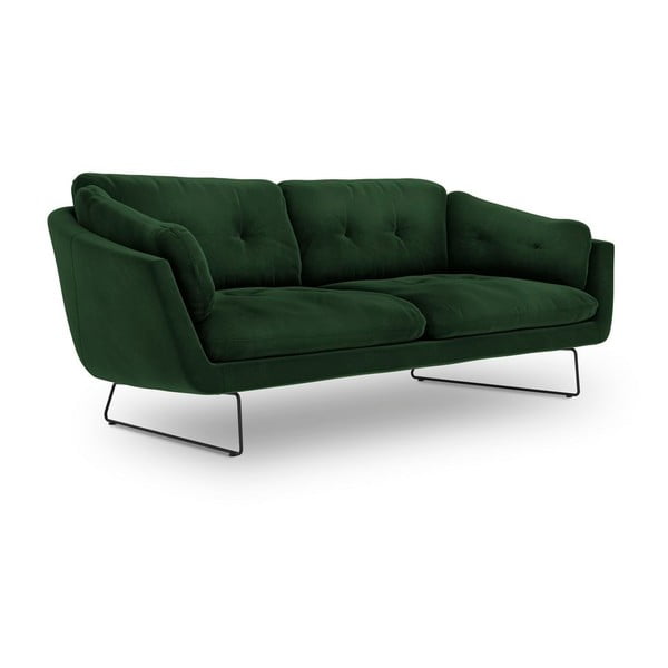 Tamsiai žalia aksominė sofa Windsor & Co Sofas Gravity-image-2